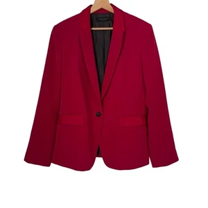 Rag & Bone Rylie Blazer aus Wollmischung in Rettich Pink  - Bild 1 von 6