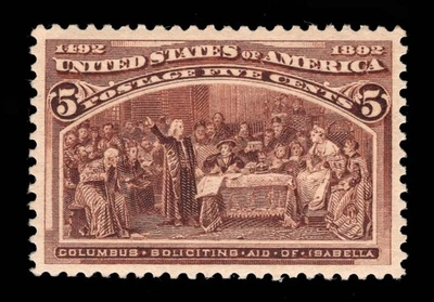 MOMEN: US STAMPS #234 MINT OG NH PSE GRADED CERT XF-SUP 95 LOT #94901 - Image 1 of 4