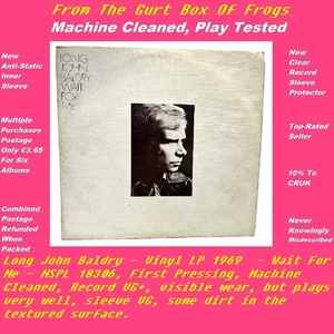 Long John Baldry - Vinyl LP 1969  - Wait For Me - NSPL 18306 - EX/VG+ - Picture 1 of 10