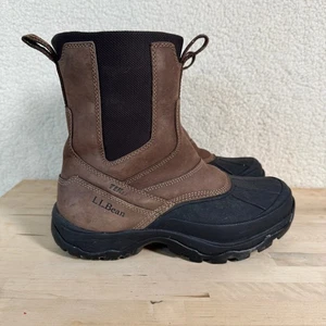 L.L. Bean Herren Größe 8M Wasserdicht Isoliert Winter Schnee Stiefel TEK2,5 Braun Reißverschluss - Bild 1 von 11