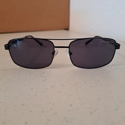 Gafas de sol Marc Hunter 7921 marcos cuadrados de alambre negro lentes negras X-49 Foto 1 de 4