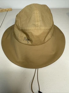 Arc'tyrex Aerios Cappello Ombreggiante Marrone Taglia S/P-M/M Escursionismo Pieno Sole Impermeabile - Foto 1 di 8