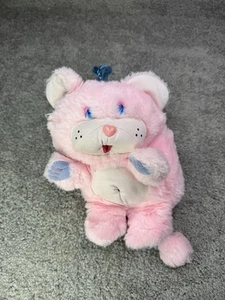 Popples Clone Plüsch rosa lila weiß Taiwan 1980er SELTEN EUC - Bild 1 von 11