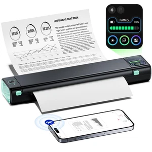 Portable Printer with Touchscreen, Upgraded M08D Bluetooth Wireless Thermal I... - Picture 1 of 7