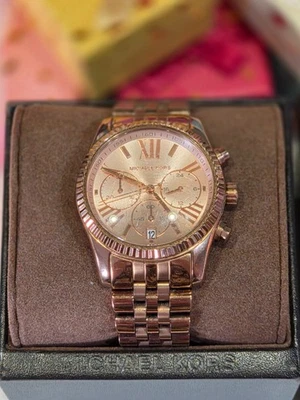 Michael Kors Mid-Size Lexington Chronograph MK5569 Wrist Watch for Women - Image 1 of 4
