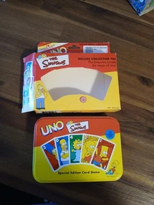 The SIMPSONS 2002 UNO Special Edition CARD GAME in Collectors Tin COMPLETE SET - Picture 1 of 5