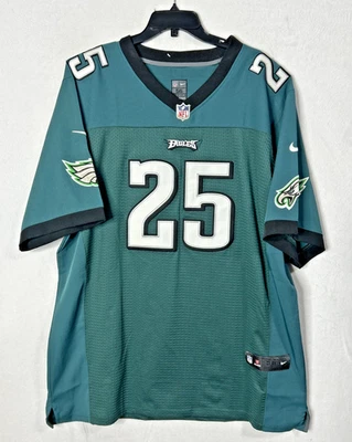 Camiseta deportiva cosida auténtica Nike talla 56 vintage de los Philadelphia Eagles McCoy #25 de la NFL Foto 1 de 4