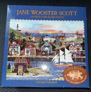 Jane Wooster Scott Catching The Breeze 500 Piece Corkboard Puzzle 20 X 16 Sealed - Picture 1 of 3