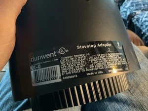 Adaptador superior de estufa con aislamiento de aire de doble pared DuraVent 6DVL-AD 6 pulgadas negro TOTALMENTE NUEVO - Imagen 1 de 5