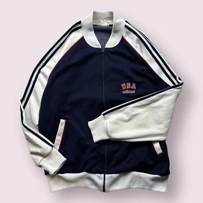 Vintage Men’s Adidas Team USA Track And Field 1984 Olympics 80s Taiwan XL - Image 1 of 4