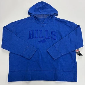 NFL Buffalo Bills Damen Blau Langarm Pullover Hoodie Neu mit Etikett Größe 2XL - Bild 1 von 9