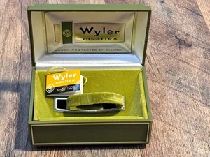 Vintage Green Wyler Incaflex BalanceWheel Watch Box - Picture 1 of 12