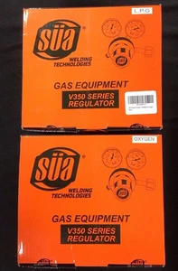 SÜA - Oxygen and Propane Regulators Welding Gas Gauges Combo- Brand New - Picture 1 of 2