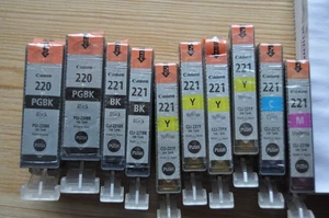 Canon Original PGI 220 PGBK-CLI 221 Y-CLI 221 C-CLI 221 M-221 - Drucker Patronen - Bild 1 von 1