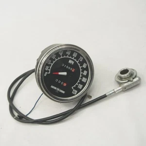 Harley Custom Chrome Speedometer Shovelhead Style FLH 1968-1984 Vintage - Picture 1 of 4
