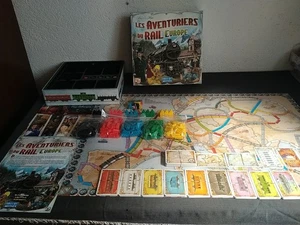 DIE EISENBAHNABENTEURER EUROPA KOMPLETT WIE NEU Brettspiel Liv Angebot  - Bild 1 von 10
