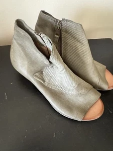 Miz Mooz - Leder Peeptoe Booties - Camp - Schwarz - EU 36 US 5,5 - 6 Neu - Bild 1 von 7