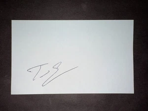 Tarjeta de índice firmada 3x5 Tommy Everidge, A's (debut 2009) (HS) - Imagen 1 de 1