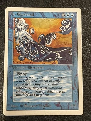 Air Elemental Unlimited MTG Unlimited Magic the Gathering Blue Creature Uncommon - Image 1 of 2