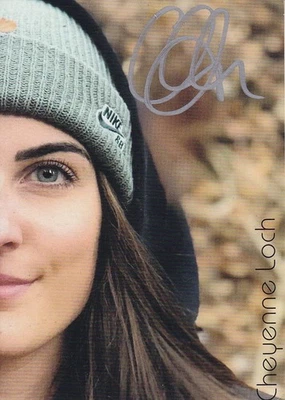 Cheyenne LOCH - Deutschland, Silber Jun.-WM 2013 Snowboard, Original-Autogramm! - Bild 1 von 2