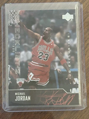 2003-04 Upper Deck #299 Michael Jordan Checklist 101-200 Bulls - Image 1 of 2