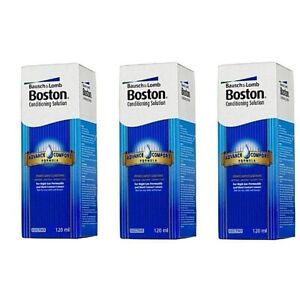 Bausch & Lomb Boston Advance Conditioning Solution Lens Fluid 120ml x 3  