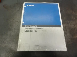 Kobelco SK50SR-5 Hydraulic Excavator Repair Shop Manual S5PJ0028E01 - Picture 1 of 6