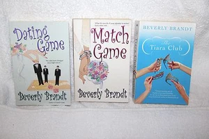 Lot of Beverly Brandt Contemporary Romance Novels Large Books Dating Match Game  - Imagen 1 de 2