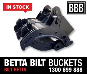 EXCAVATOR GRAB (BBB) 12 TONNE HYDRAULIC GRAB CALL 1300 699 888 - Picture 1 of 24
