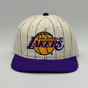 Los Angeles LA Lakers Starter Vintage NBA 100 % Wolle Druckknopflasche Sportmütze Kappe - Bild 1 von 20