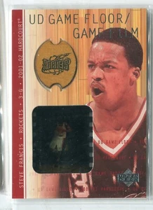 2001-02 UD Hardcourt Steve Francis Game Floor / Gamefilm Relic HOUSTON ROCKETS - Picture 1 of 1