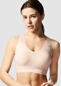 Sujetador Acolchado Chantelle Soft Stretch Top con Encaje Back XS/S Nuevo Sin Etiquetas - Imagen 1 de 6
