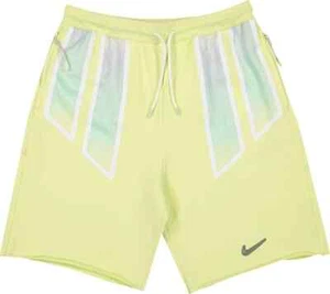 Nike Lab x Pigalle Luminous Green Yellow Sweat Fleece Shorts - Size M NEW - Picture 1 of 16