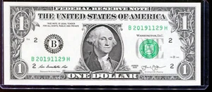 2013 $1 FRN Fancy Cumpleaños Fecha 2019-11-23 11/11/2019 con BEP Env #B20191129H - Imagen 1 de 3