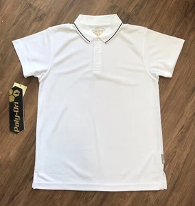 COLORADO TIMBERLINE KIDS NEW Poly-Dri White Short Sleeve Polo Shirt Girls XS - Picture 1 of 8
