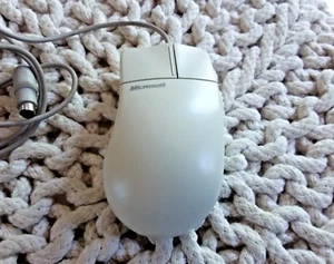 Vintage & Retro - Microsoft Serial Mouse 2.0 - Przewodowa - 2 przyciski z kulką torową - Zdjęcie 1 z 9