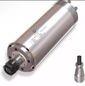 Spindle Motor 220V 2.2 KW 24000RPM Φ80mm 3 Bearings Water Cooling ER20 Huanyang - Picture 1 of 7