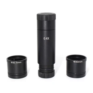 Lente de relé reductor adaptador de montaje microscopio C 0,4X para cámara CCD ocular USB - Imagen 1 de 11