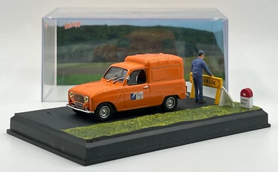 Renault 4 furgone lavori stradali Strada Blu 1/43 IXO Vetrina - Immagine 1 di 4