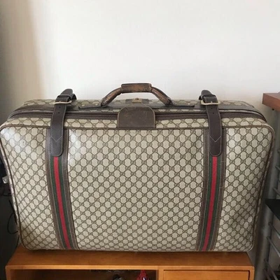 Maleta maletero GUCCI vintage años 50-70 82x50x20 cm reparada por GUCCI usada Foto 1 de 4