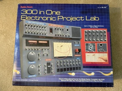 Radio Shack 300 in One Electronic Project Lab Science Fair Kit #28-270 - Image 1 of 4