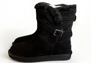 KOOLABURRA BY UGG/ DELENE SHORT 1121504 BLACK SIZE 11 WOMEN’S BOOTS/ AUTHENTIC - Imagen 1 de 12