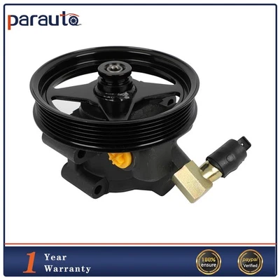 Power Steering Pump w/ Pulley for 07-11 Ford Crown Victoria Lincoln Town Car 4.6 - Image 1 of 4