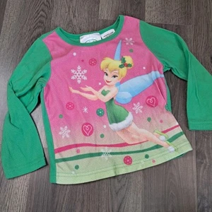 Disney Mädchen Tinker Bell 24 Monate Pyjama Flanellhemd Urlaub Fee - Bild 1 von 5