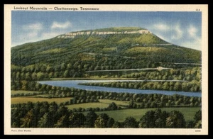 Postcard Lookout Mountain Scenic View, Chattanooga, TN - Picture 1 of 2