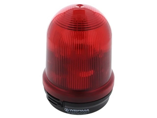 82818070 Signalgeber: Leuchte, blinkendes Rotlicht, 10-60VDC, 10-60VAC,... - Bild 1 von 1