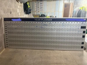1200 X 3000mm Monthly/ Yearly Calendar Whiteboard. Perspex - Picture 1 of 1