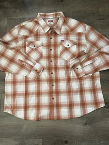 Wrangler Slim Fit Langarm Hemd aus gewebtem Twill mit Knöpfen Größe 3XL Neu - Bild 1 von 4