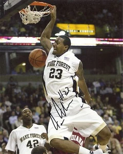 JAMES JOHNSON WAKE FOREST DEACONS SIGNED 8X10 PHOTO - Picture 1 of 1