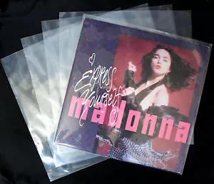 20 Record Album Outer SLEEVES • Protective & clear • fits 12" Vinyl LP - Foto 1 di 1